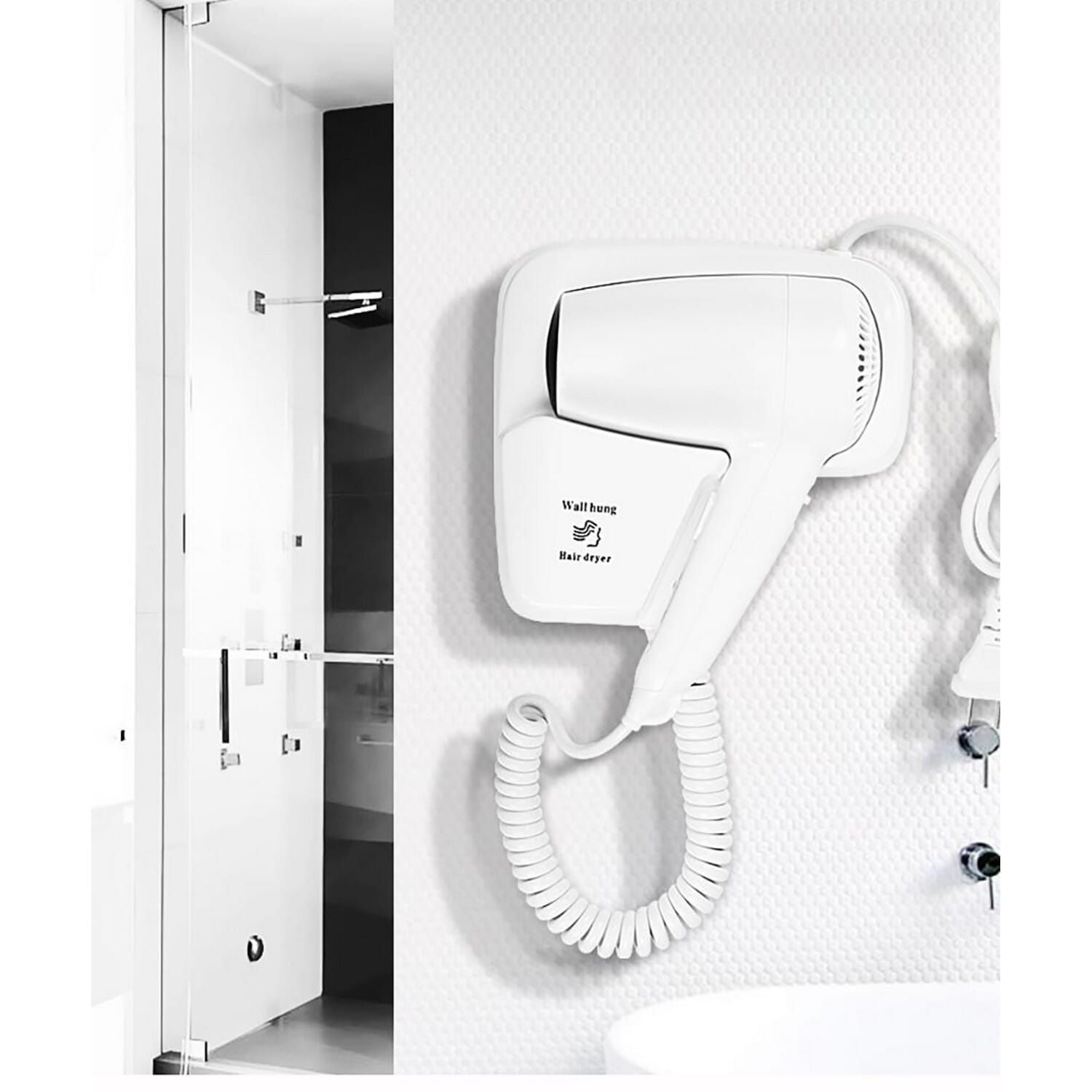 1300W Electric Wall Mounted Hair Dryer