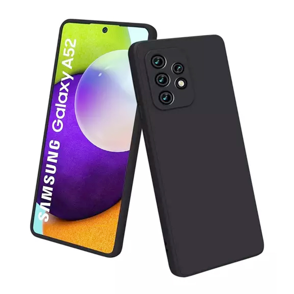 Silicone Case for Samsung Galaxy A52 / A52S - Camera Protective Flexible Phone Back Cover