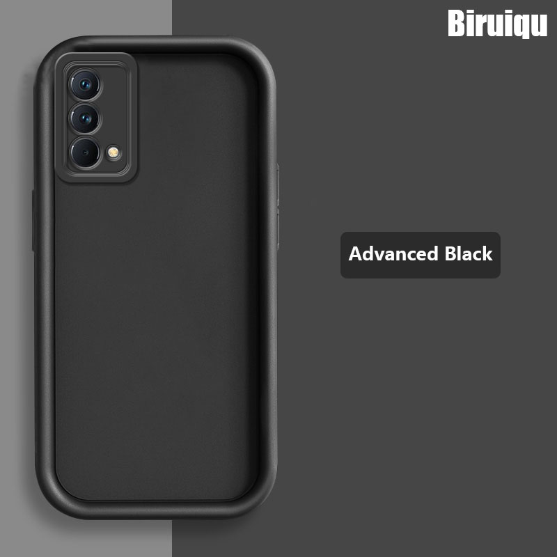 Biruiqu For Realme C100i With DIY Cute Puppy Sticker - Step Lens Full Pack Thickened Anti-Drop Silicone Phone Case