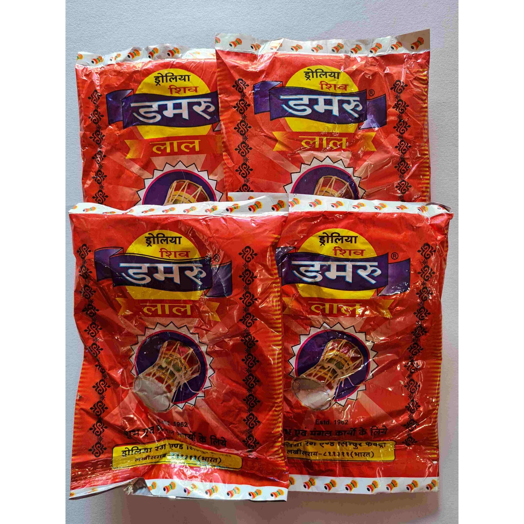 damaroo red sindur (pack of 4) original