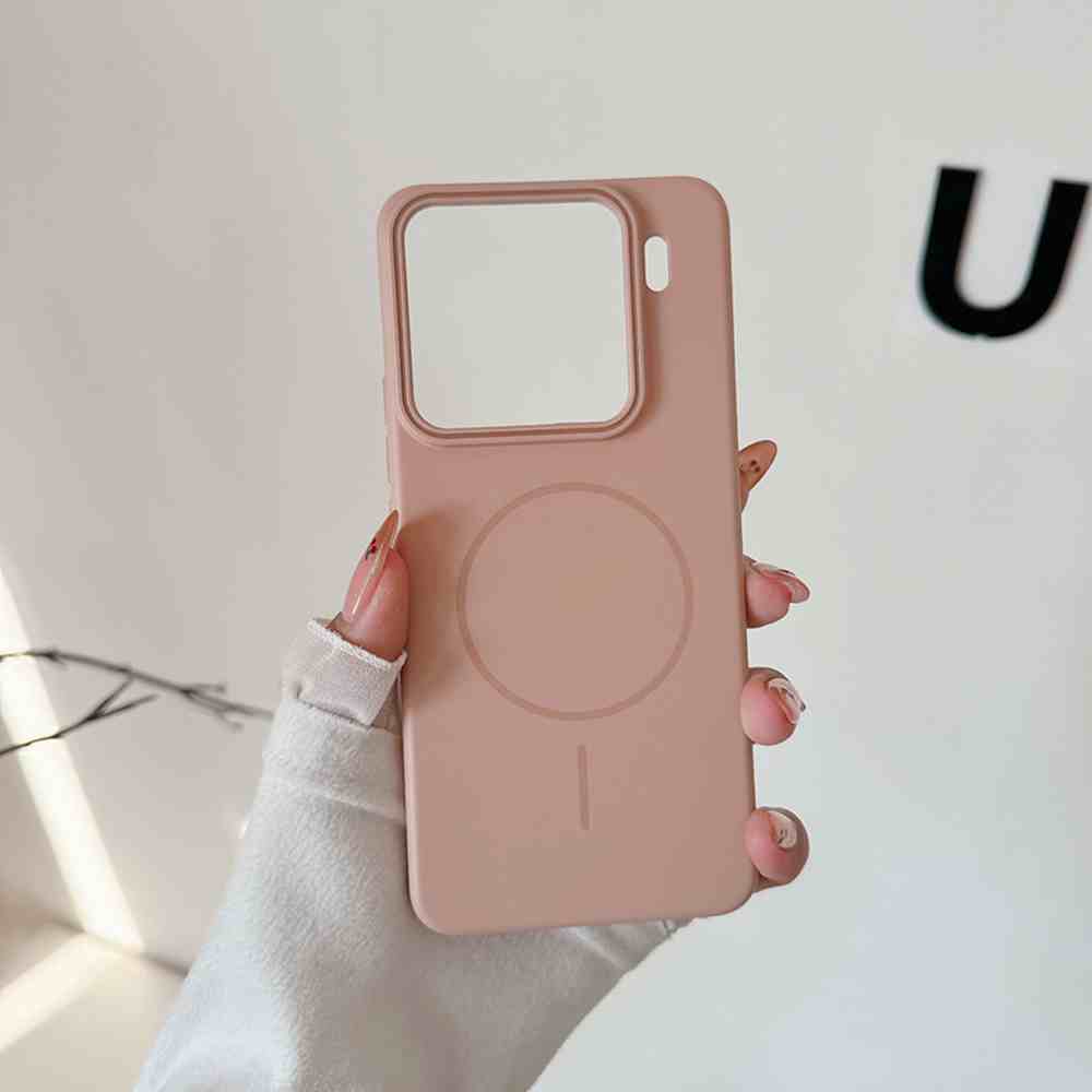 HODON Luxury Solid Color Magnetic Phone Case For Xiaomi Mi 15 Pro Mi 14 Mi 13 Xiaomi 17 Pro Max Redmi K80 Pro MagSafe Cases Frosted Wireless Charging Protection Hard PC Back Cover