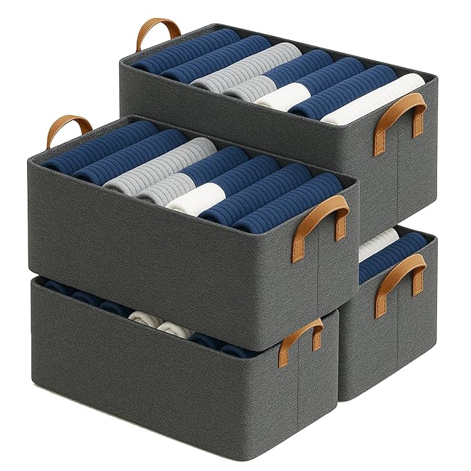 Storage Box Foldable Large Capacity Clothes Organizer Case For Household