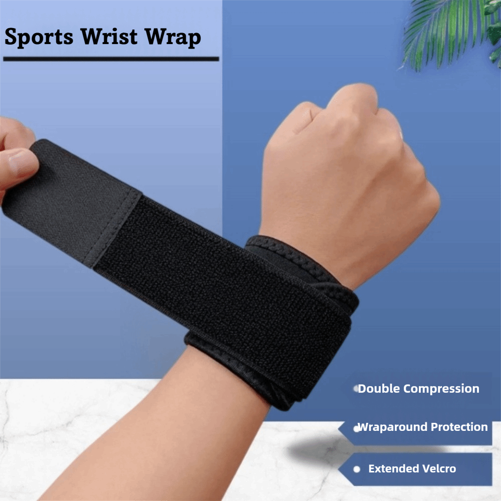 1 Pair Support Thin Winding Adjustable Wrist Guards Adjustable Support Bandage Sports Wristbands Pressurised Wrist Brace Gym