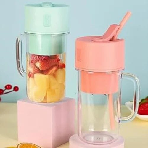 2 In 1 Mini Portable USB Rechargeable Juicer