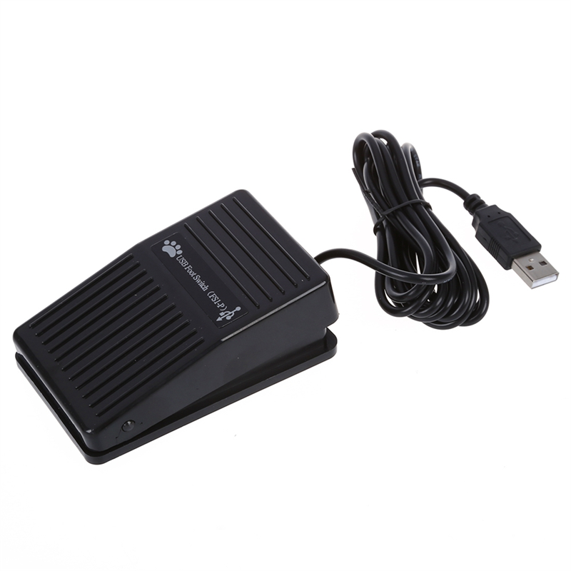 fasdaga 5X PC USB Foot Switch Keyboard Pedal