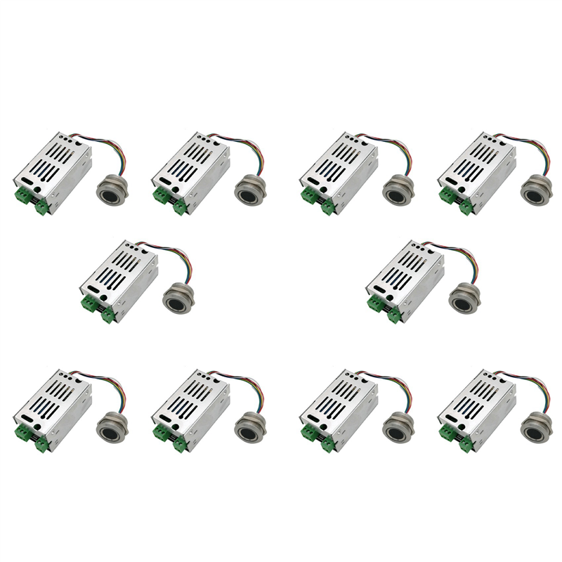 10X K215+R503 Normally Open Relay Self-Locking Fingerprint Control Board for Motorcycle Car Door Lock Access Control