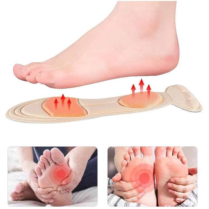 Shoe Insoles Women and Men | Arch Supports Inserts | Comfortable Shoe Pads Inserts | Adjustable Shoe Filler | Reusable Insoles for Women | Perfect Fit Shoe Inserts