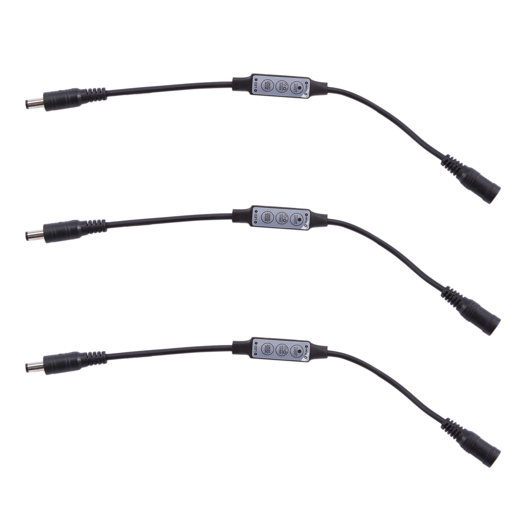 ARELENE 3X Mini Remote Controller 12A 12V-24V Dimmer for LED Tape Strips Monochrome Controller