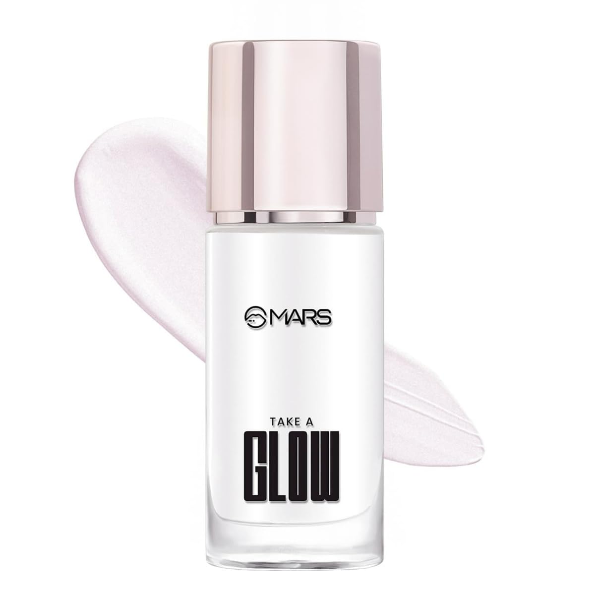 MARS Take A Glow Illuminating Primer + Strobe Cream | 3-in-1 Formula: Moisturiser, Face Primer & Highlighter | Enrished with Jojoba Oil, Madecassoside & Ectoin (30ml)