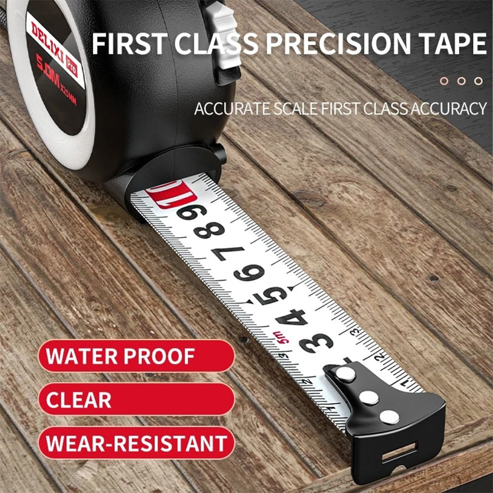 Portable Thickened Wear-resistant 3/5/7.5/10m Tape Measure Ranging Tool Steel Tape Measure