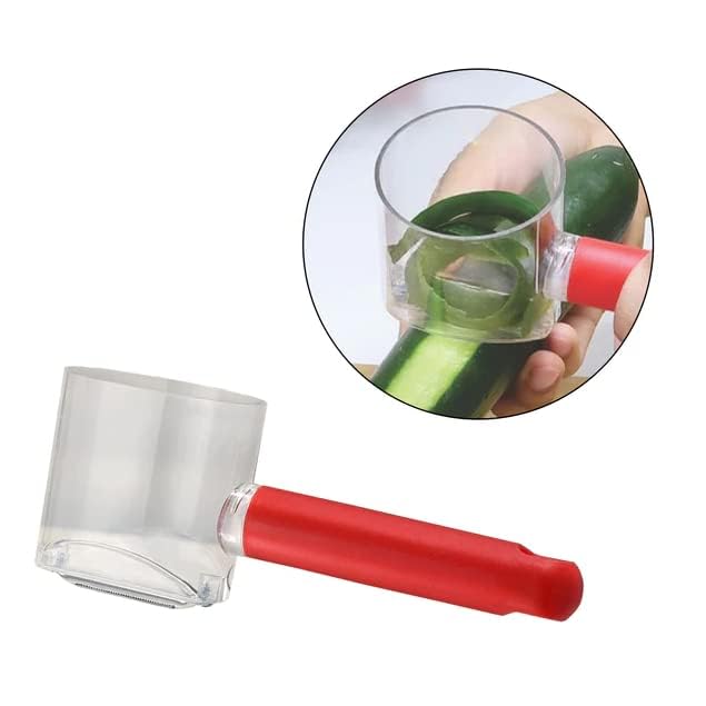 Shoppoint Multifunctional Vegetable & Fruit Peeler with Container & Lid | Stainless Steel Blade Kitchen Peeling Tool | Potato, Carrot, Cucumber Peeler with Storage Box Nepal