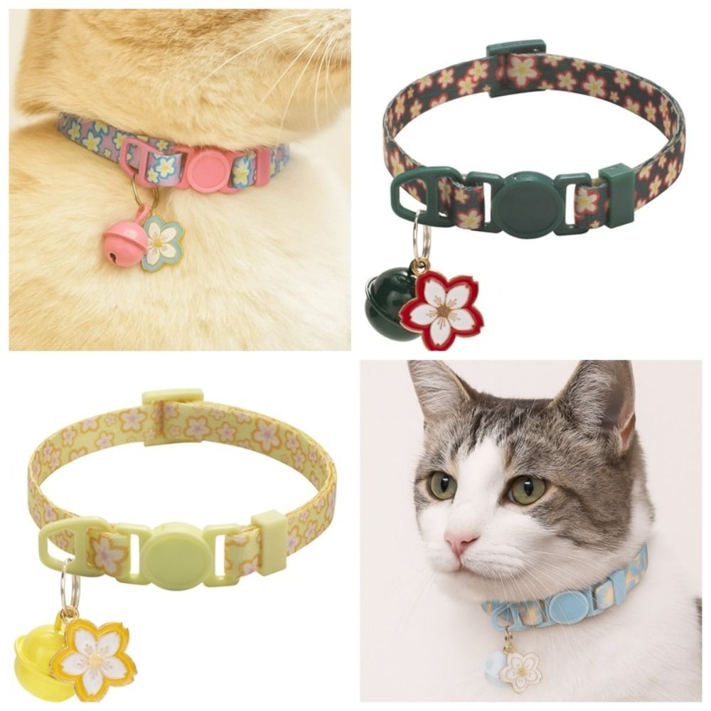 Cute Cartoon Cat Collars Pet Supplies Cute Cat Head Small Dog Collar Adjustable Kitten Necklace Pet