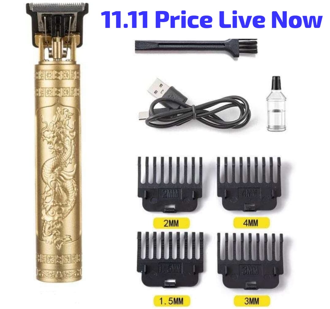 Vintage T9 Rechargeable Electric Hair Trimmer plastic body for men - image 1