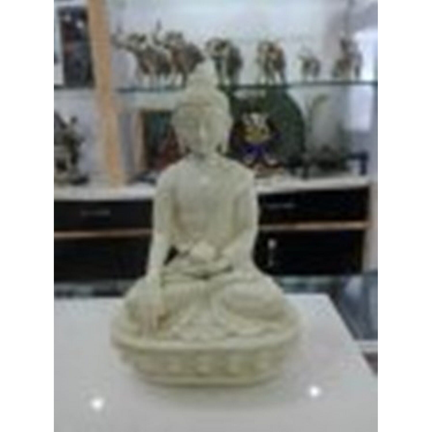 White Buddha Statue Showpiece