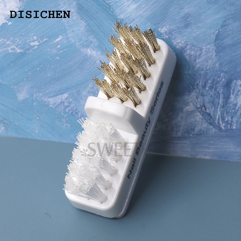 DISICHEN Fashion 1pcs Manicure Cutter Nail Drill Bit Cleaning Brush Copper Wire Remove Dust Clean Soft Hard Drill Grinding Head Cleaner Tools