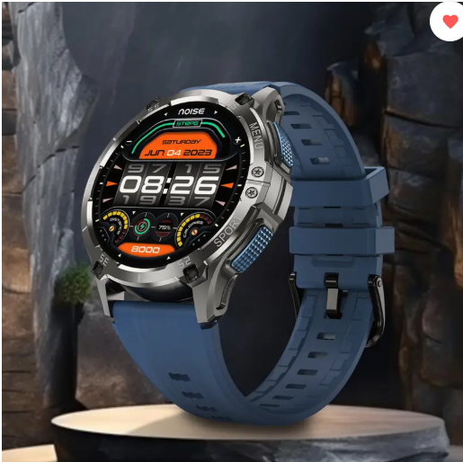 Noise Force Plus 1.46'' AMOLED Always-On Display with Bluetooth Calling, Rugged Build Smartwatch