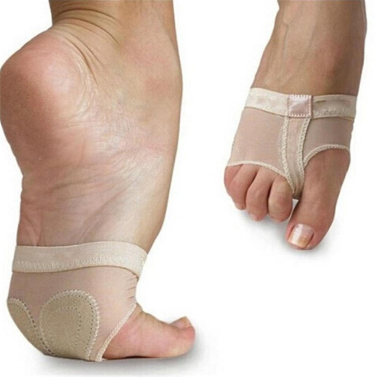 HOT 1Pair New Arrivals Girls Women Belly Ballet Half Shoes Split Soft Sole Paw Dance Feet Protection Toe Pad Well Foot Care Tool