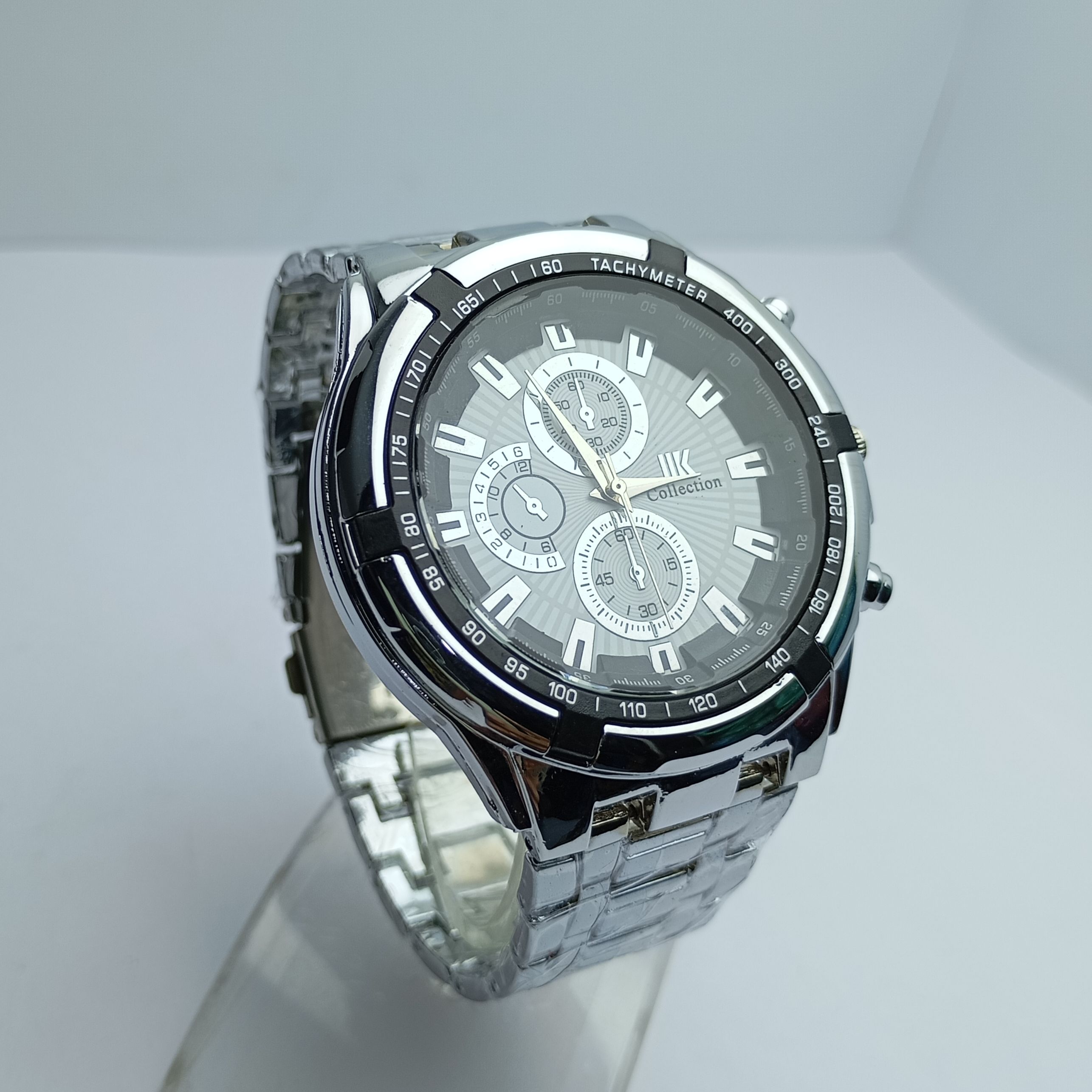 Chronograph Design White Dial Fancy Watch For Men