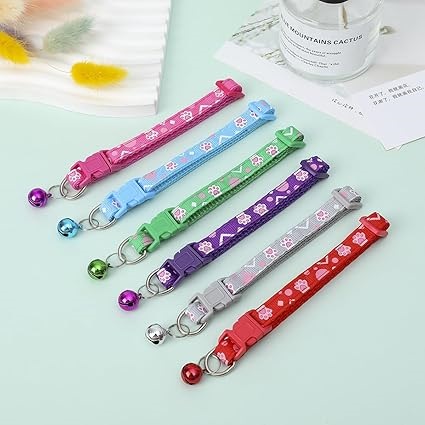 Dog Puppy Cat and Kitten Collar With Bell