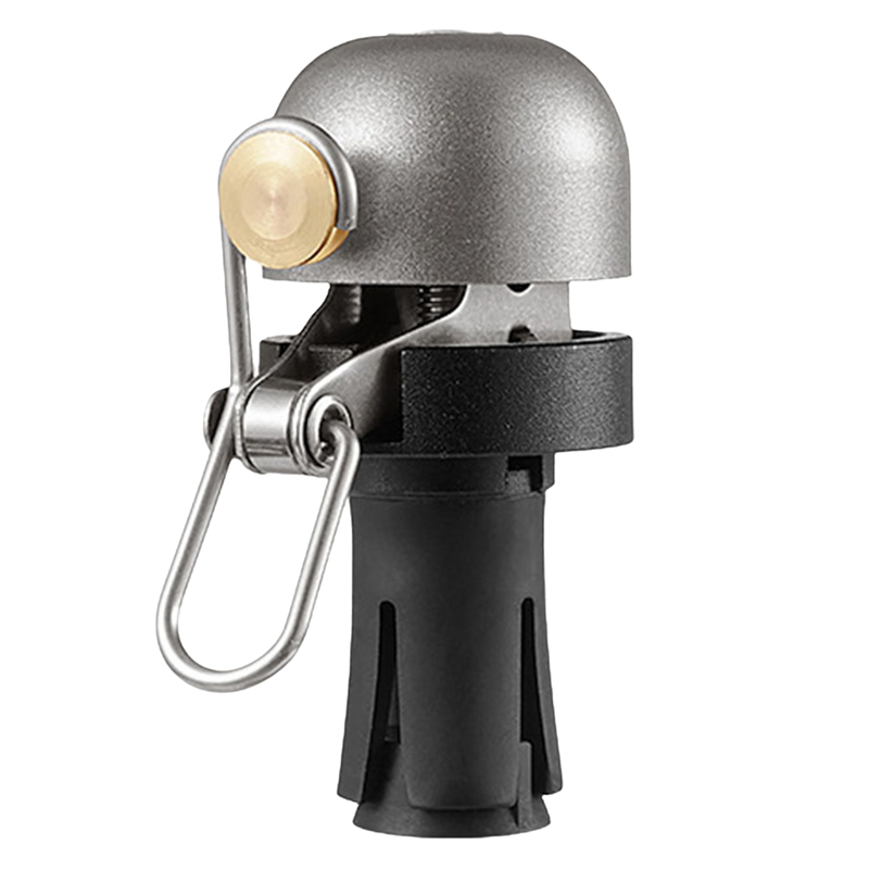 Road Bike Copper Alloy Bicycle Bell Mini Bicycle Handlebar Plug Horn 18-25mm Handlebar Plug Bell
