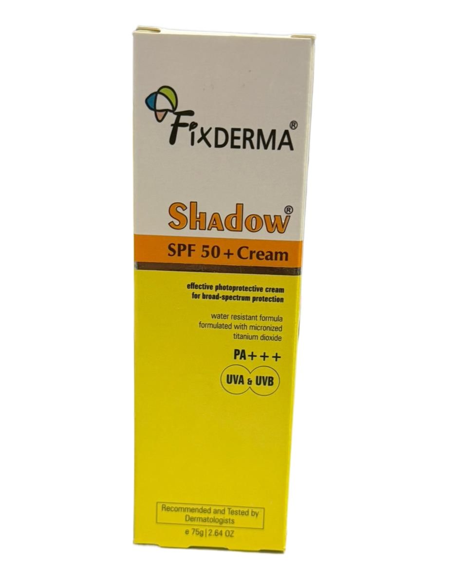 Shadow SPF 50+ Sunscreen Cream Fix Derma 75Gm