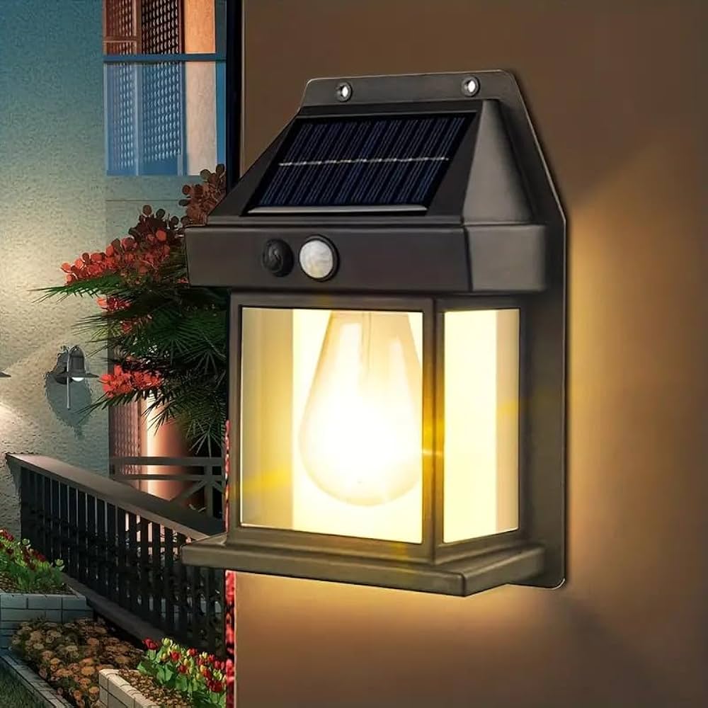 Solar LED Interaction Wall Lamps Light 888