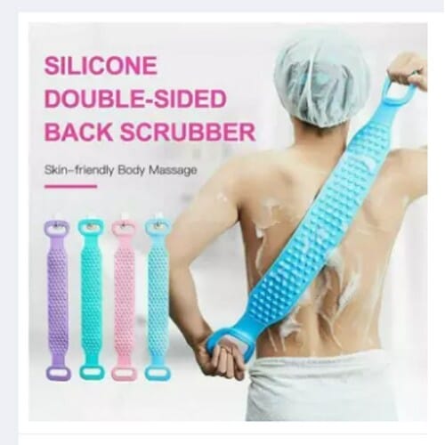 Silicone Bath Body Brush Scrubber Belt
