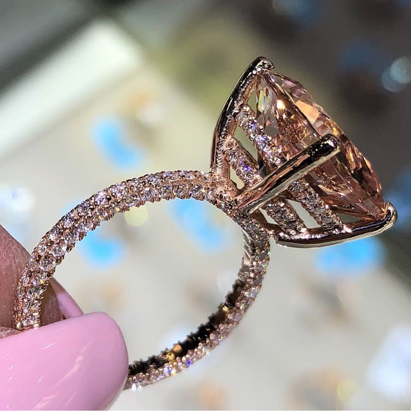 【Mega Sale】Sanjie New Ultra Flash Ring Retro Elegant Women's Luxury Hand Jewelry