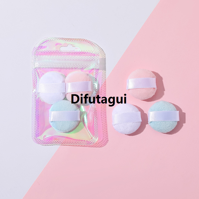 Difutagui Mini Born 3/4/6Pcs Mini Size Finger Puff Set Professional Cosmetic CuLuxury Profesional shion Concealer Foundation Detail Makeup Sponge Beauty Tool