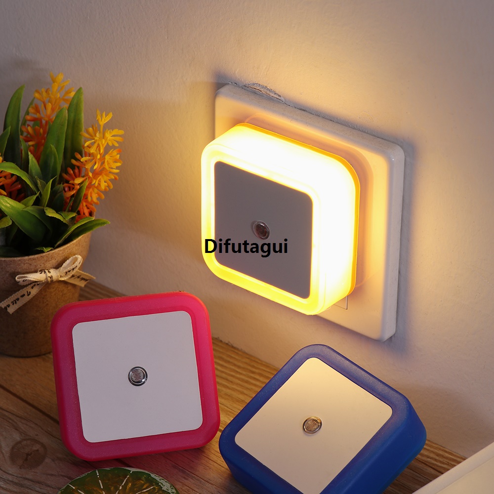 Difutagui Lighting Bedroom Night Light Control Light Mini UK EU LED220V-110V] New style VOOMVA [VA1Pc Night Light USA Plug Children's Living Room
