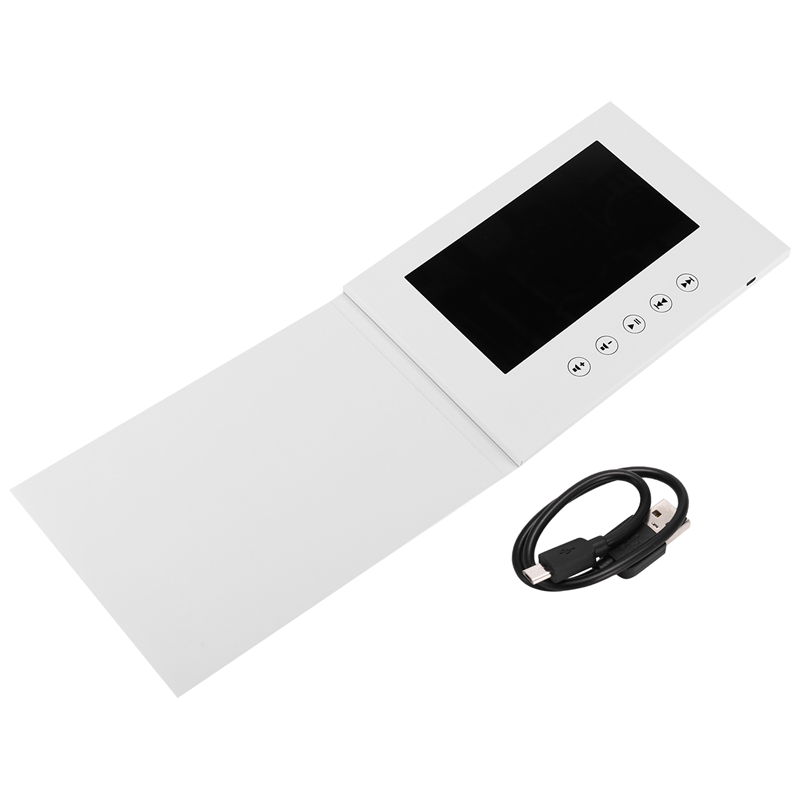 7 Inch New Video Brochure Cards for Presentations Digital Advertising Player 7 Inch Screen Video Greeting