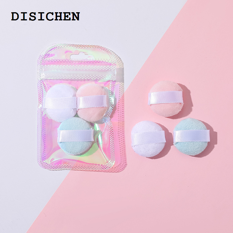 DISICHEN Original 3/4/6Pcs Mini Size Finger Puff Set Professional Cosmetic Cushion Concealer Foundation Detail Makeup Sponge Beauty Tool