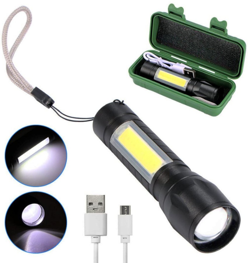 Mini Rechargeable LED Flashlight Powerful Torch Mini Pocket Torchlight Zoomable Focusing Emergency Flashlight