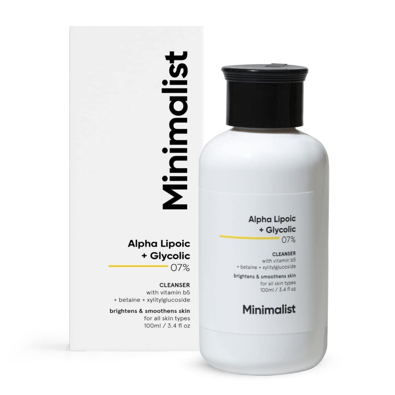 MINIMALIST ALPHA LIPOIC+ GLYCOLIC CLEANSER-100ML