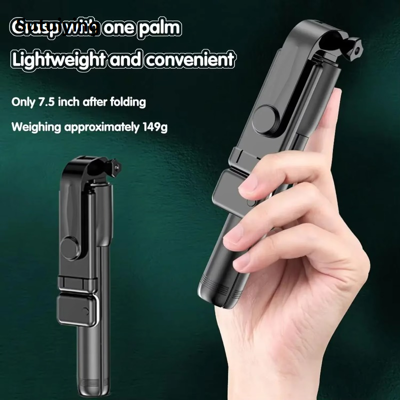 Sutuiying Selfie Stick Tripod with Light Portable Phone Tripod for iPhone Sales promotion 16 15 Pro Max/15/14 Pro/14/13/12/11 Samsung S22 S21 S20 Android