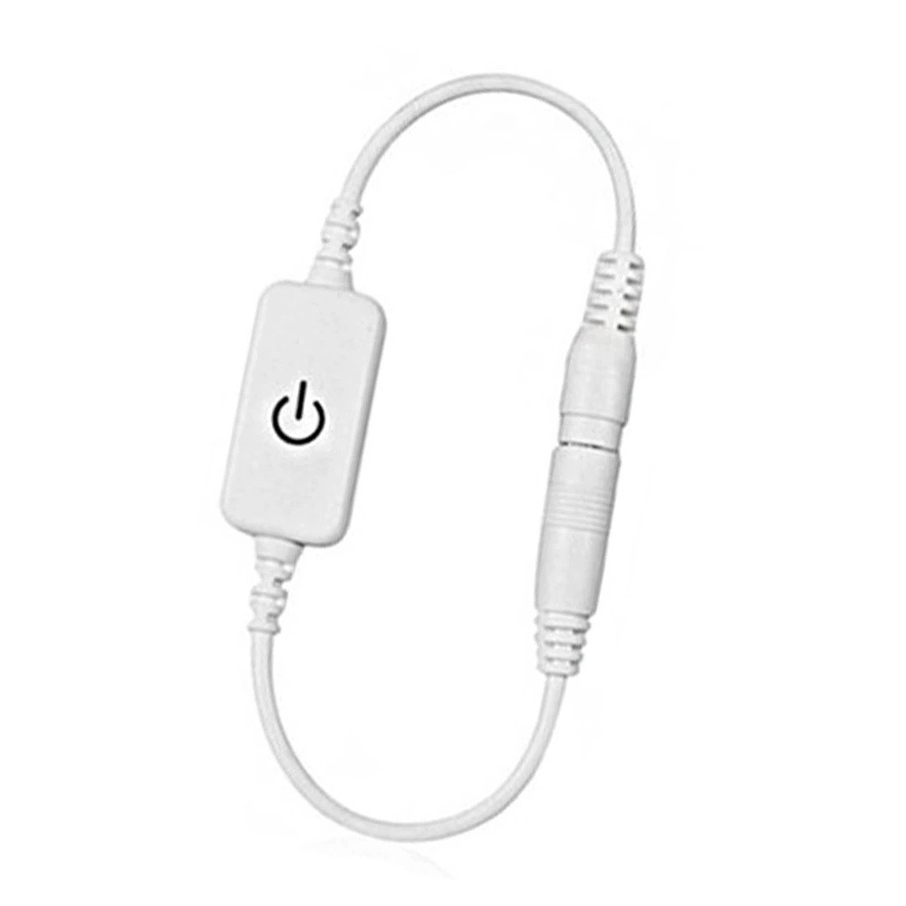 Dimmable Plastic Mini LED Dimmer 12‑24V 4A LED Strip Dimmer Brightness Controller LED Strip Light