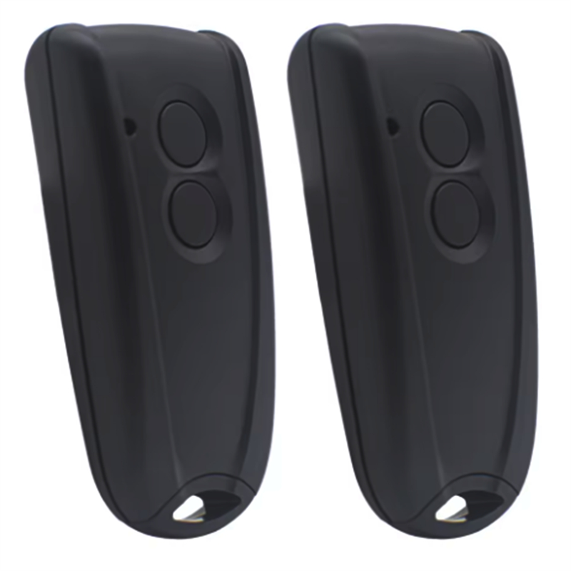 For RSE2 RSC2 Garage Door Remote Control Wireless 2-Button Roller Shutter Door Remote Control Key 2 Pieces 433MHZ Fixed Code Duplicator