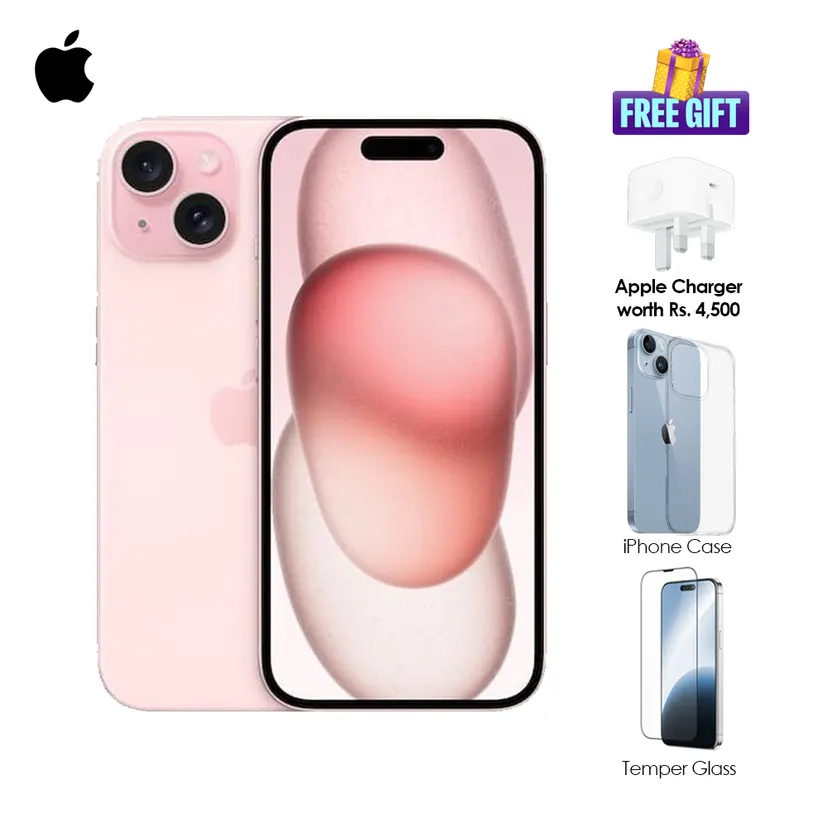 Apple iPhone 15 | 6.1" Super Retina XDR display | A16 Bionic Chipset | 48MP Main Camera with 2X Telephoto