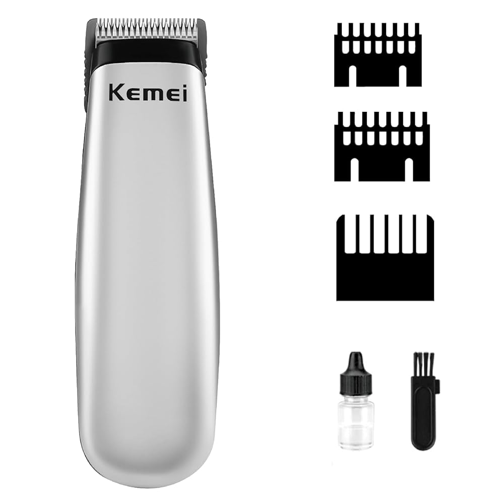 Kemei-KMX3 Mini Hairdresser Hair Clippers Professional Men Beard Scissors Men's Battery Hair Clipper Travel Electric Shaver