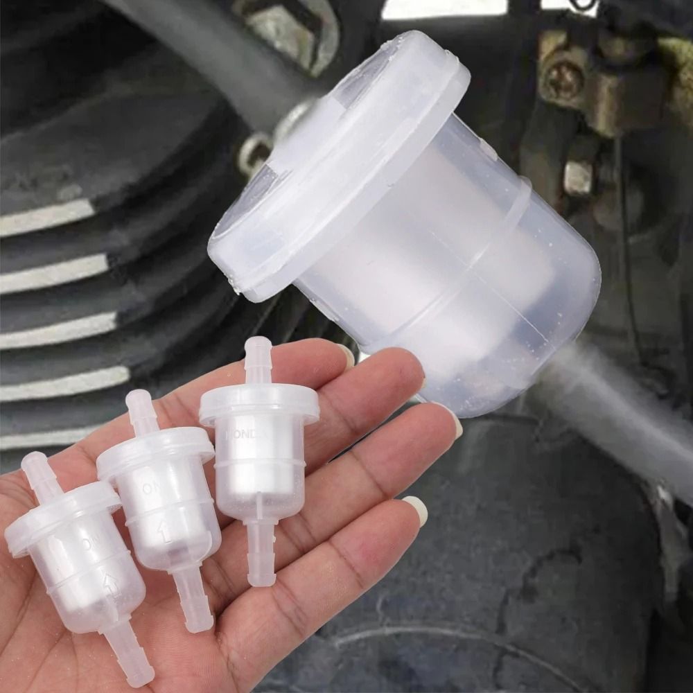 1/2/5/10Pcs Durable 110/125/150/175/200 Engine Gasoline Filter Oil Cup Polymer 60mm Motorcycle Fuel Filters Universal for Car Scooter Dirt Bike ATV Petrol Filter