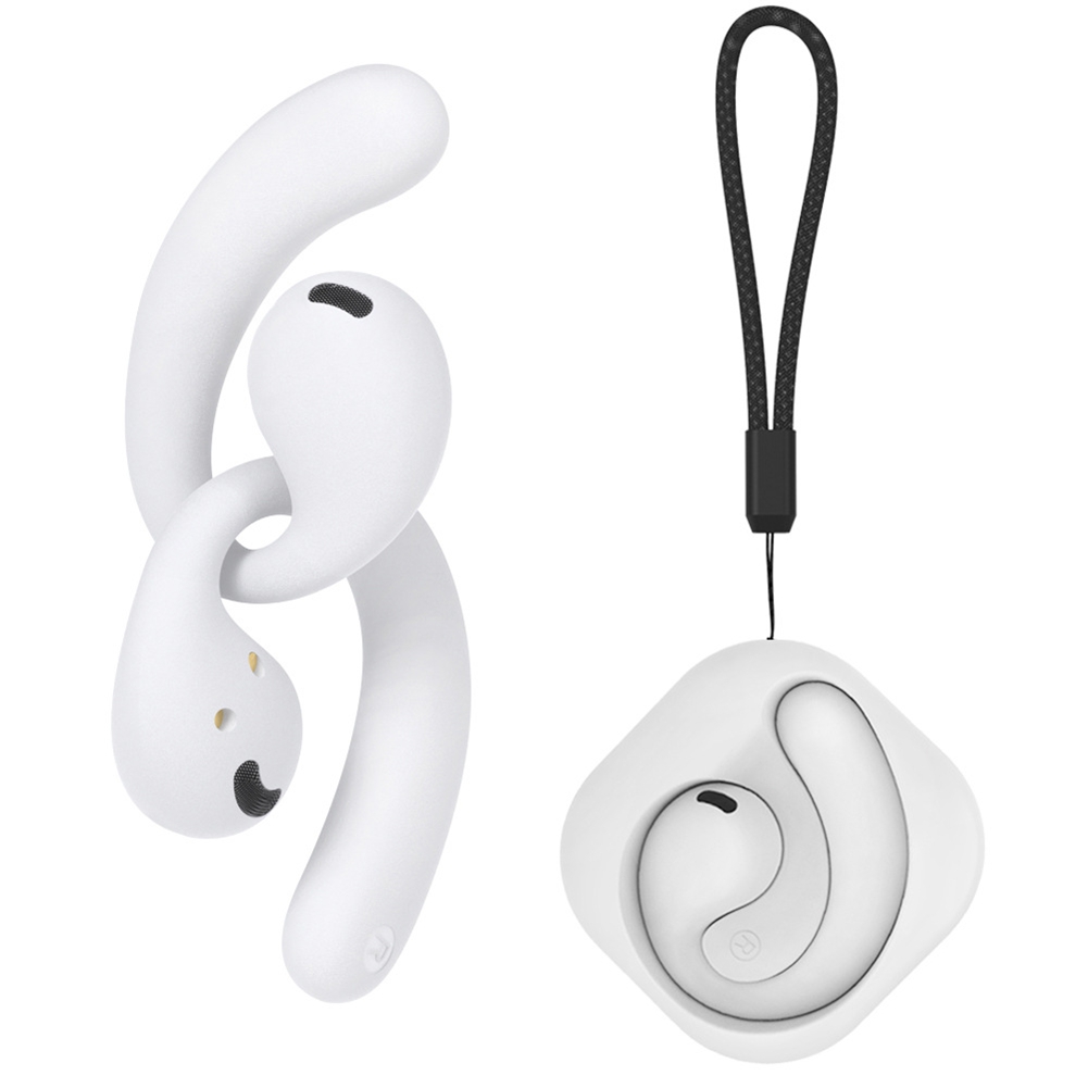 Wireless Noise Cancelling Earbuds Bass Stereo Earbud White