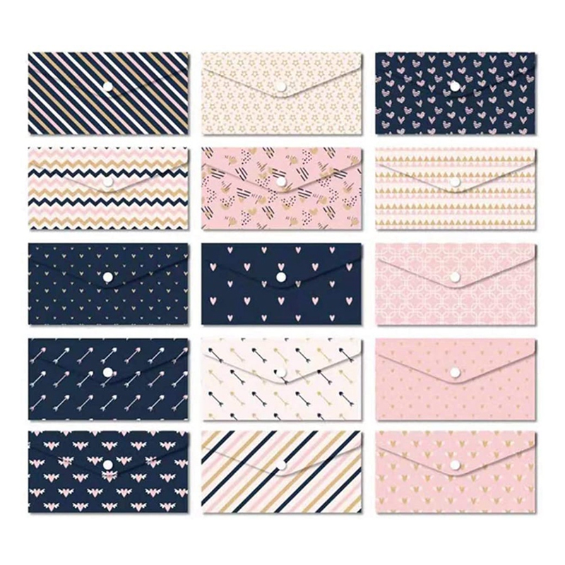 NEW 【Special offer】15 Pcs Budget Wallet Envelope Waterproof Cash Envelopes, Budget Envelope for Family Financial Budget Planner Organizer