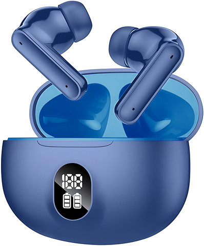 YOYO PODS TWS Earbuds with Battery Display, BT 5.3+ENC Wireless Earbuds Upto 36Hrs Playtime, Quick Pairing, Immersive Sound, Touch Control, Fasst Charging, IPX4 & Voice Assistance