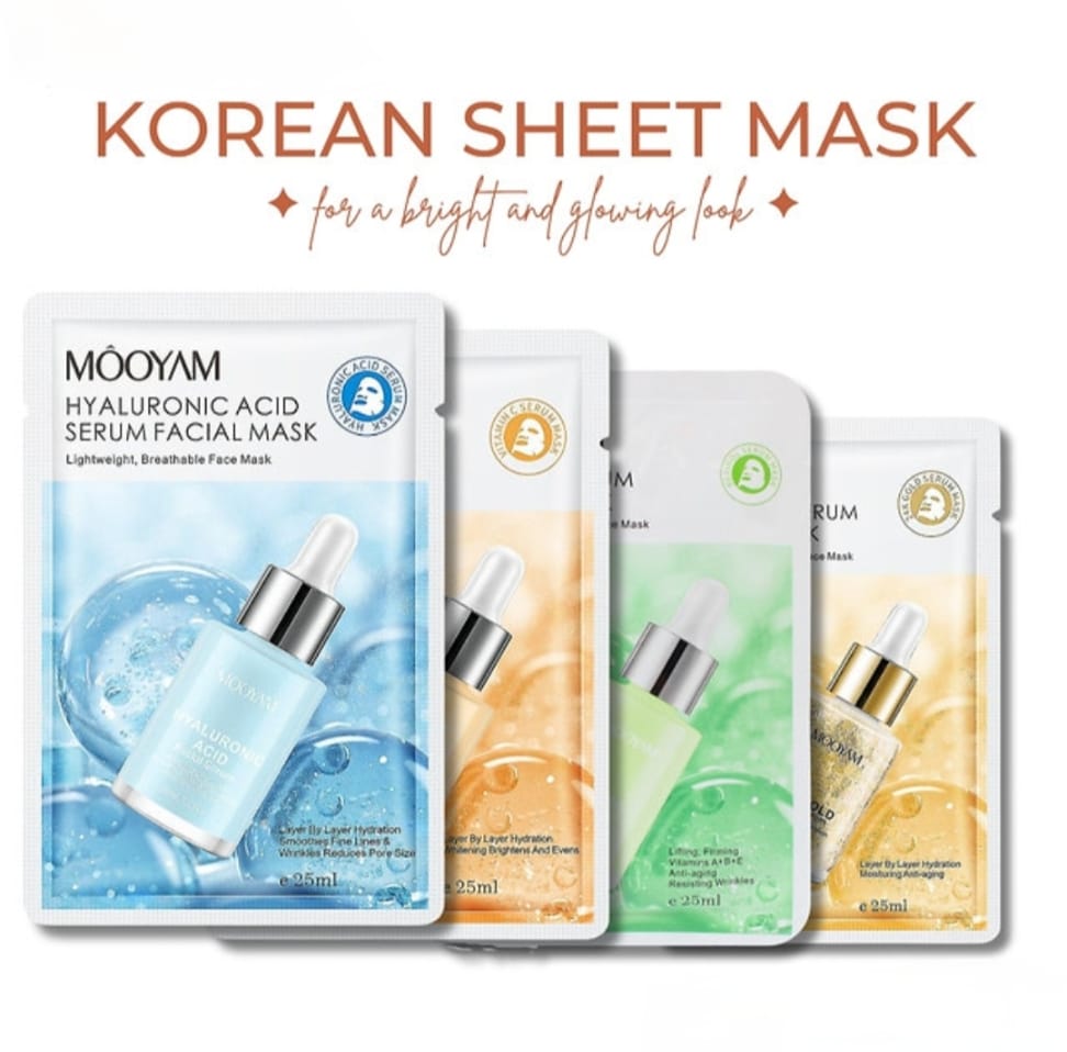 Korean Mooyam Facial Sheet Mask with Serum 25 ml