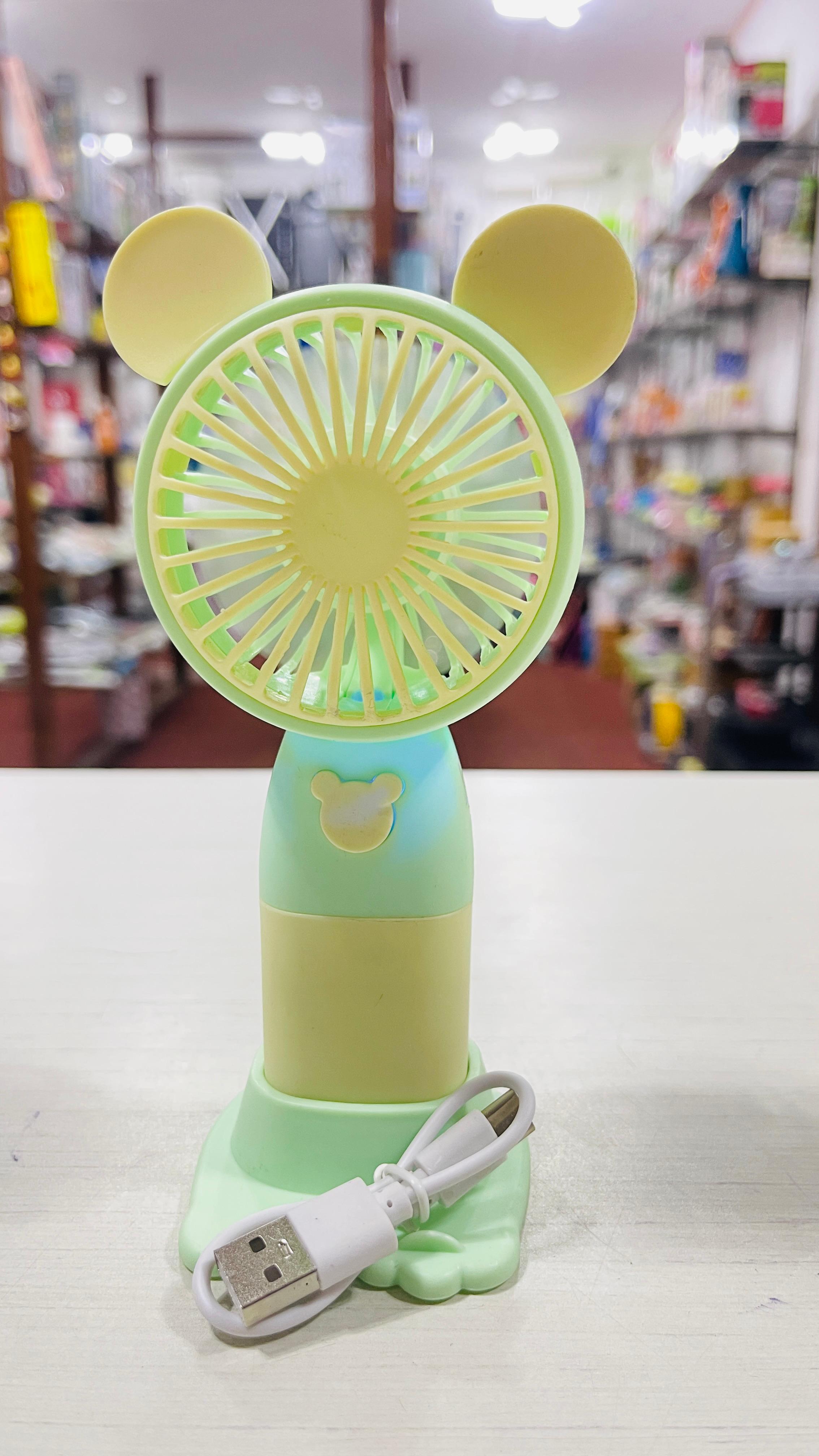 Rechargeable Cooling Fan with Long Battery Life, Compact Design, Powerful Motor and Easy Carry Handle