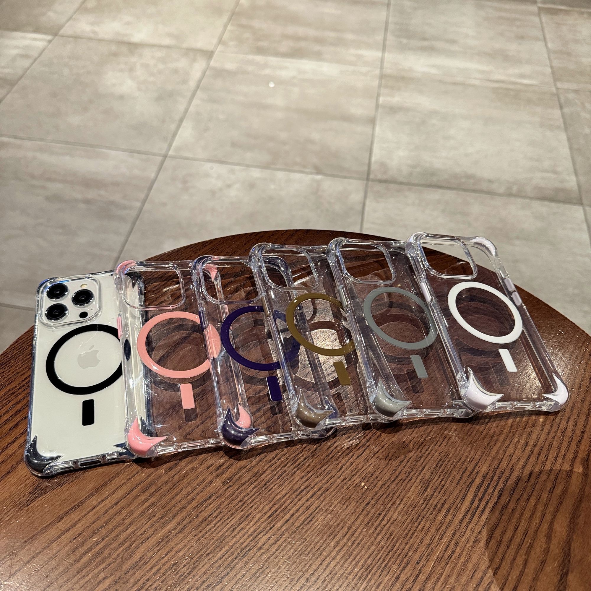 HODON Heavy Duty Shockproof Phone Case for iPhone 17 16 14 15 Plus 16 15 14 13 12 Pro Max Magnetic Clear Case