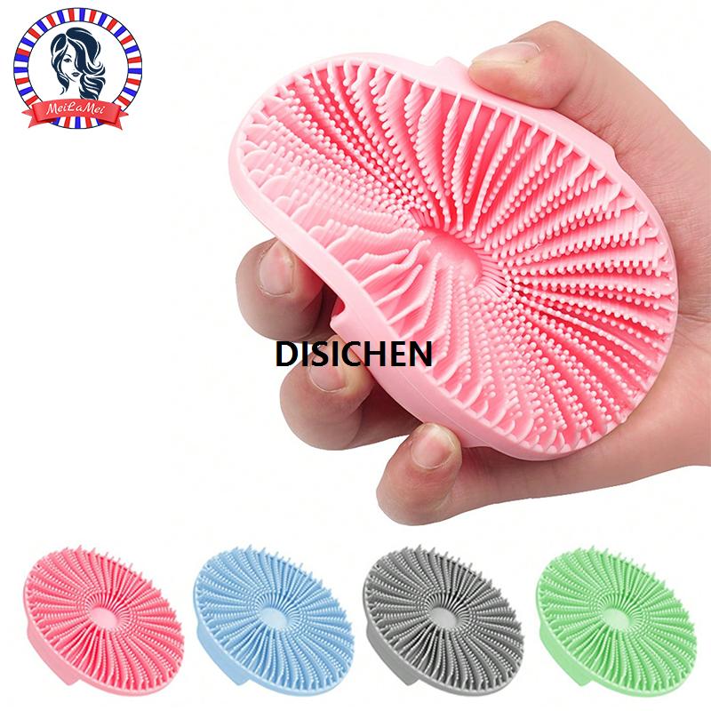 DISICHEN 1pcs Silica Gel Hair Scalp Massager Shampoo Brush Silicone Head Washer Brush Handheld Shower Scalp Scrubber Cleansing Brush 2025 New