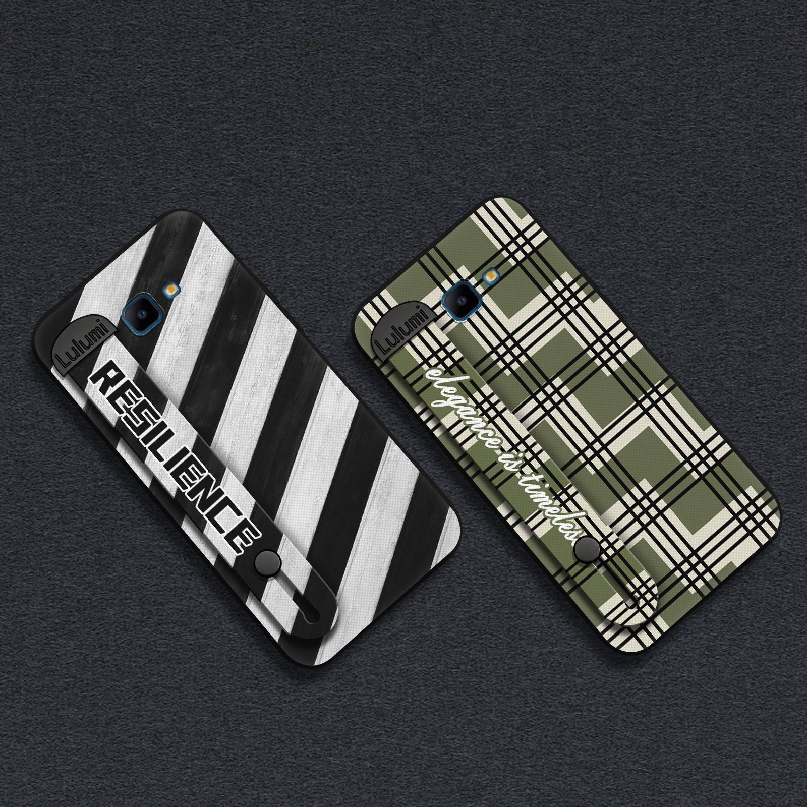 Commerce Nature Phone Case For Samsung Galaxy J4 Prime/J4 Plus/J4+/J415 Back Cover Kickstand Shockproof Durable Simple