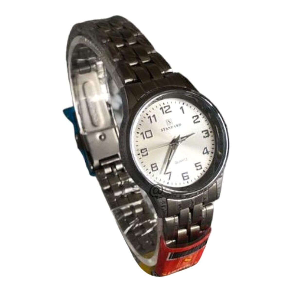 Standard Round Dial Silver Color Numeral Index Quartz Movement Casual Fashion Waterproof Wrist Watch For Men