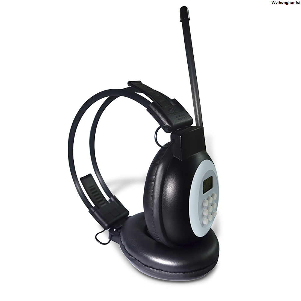WeihonghunfeiSales promotion Stereo FM50 Digital Foldable－Release [New] HRD308S Portable Wireless Headphones-108MHz Radio Headphones Special